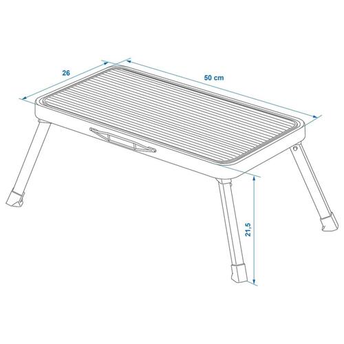 ProPlus foldbar trinstol 150 kg str. XL metal