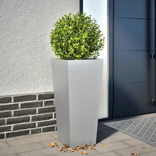 Plantekrukke 35 x 35 x 75 cm i galvaniseret stål