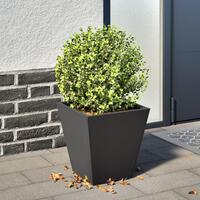 Plantekasse 30x30x30 cm stål sort