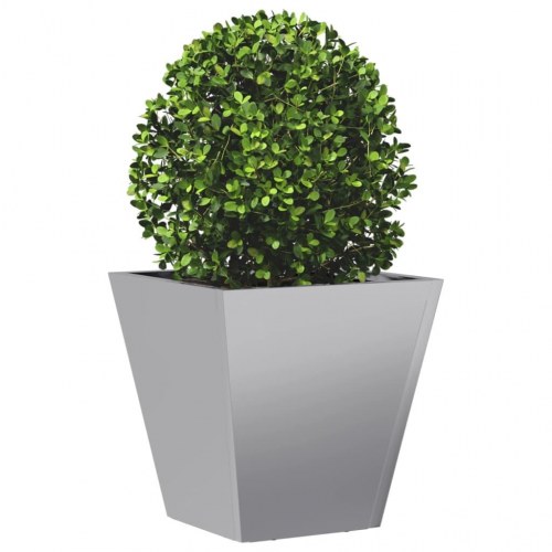 Plantekrukke i galvaniseret stål - 30 x 30 x 30 cm