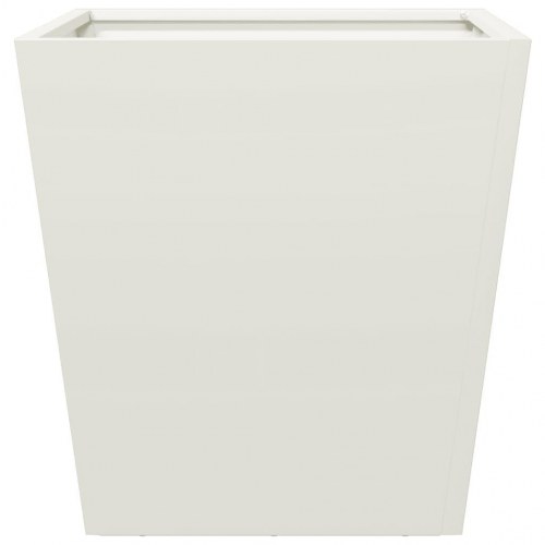 Plantekrukker 2 stk. 40x40x40 cm stål hvid