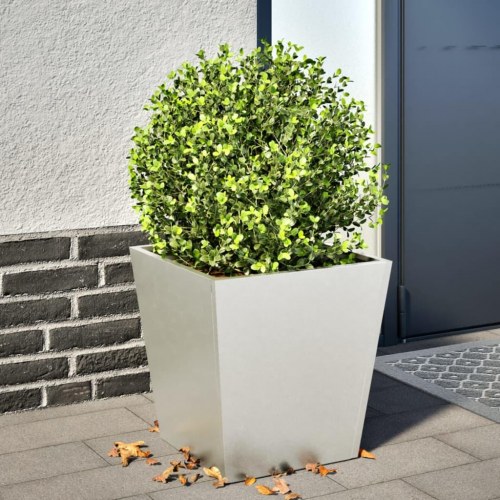 Plantekrukker 2 stk. 40 x 40 x 40 cm i rustfrit stål