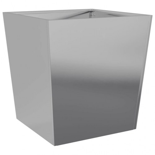 Plantekrukke i galvaniseret stål - 50 x 50 x 50 cm
