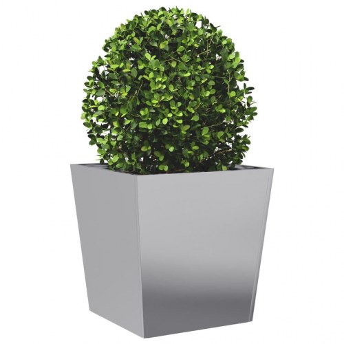 Plantekrukke i galvaniseret stål - 50 x 50 x 50 cm