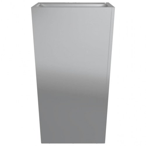Plantekrukke 45 x 45 x 75 cm i galvaniseret stål
