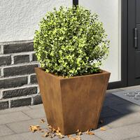 Plantekasser 2 stk. 30x30x30 cm cortenstål