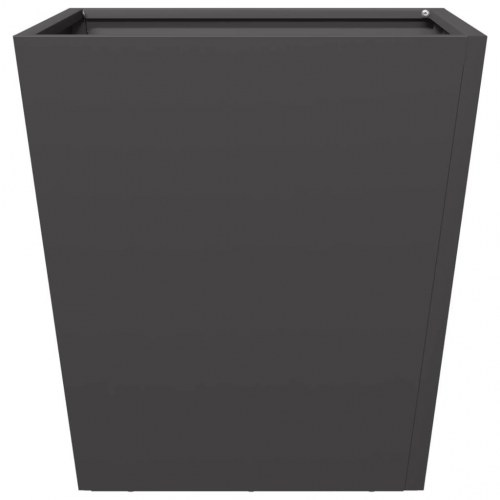 Plantekrukker 2 stk. 40x40x40 cm stål sort