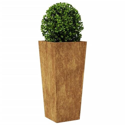 Plantekrukker 2 stk. 35x35x75 cm cortenstål