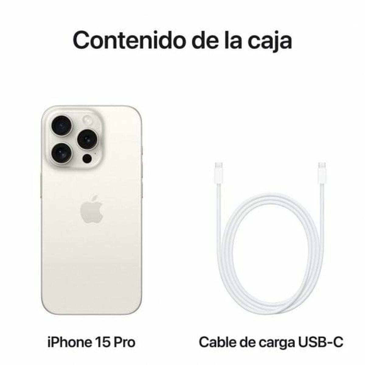Smartphone Apple iPhone 15 Pro 6,1" 256 GB Hvid