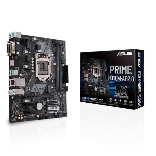 Motherboard Asus PRIME H310M-A R2.0 mATX LGA1151 Intel H310 LGA 1151 LGA 1156 (OUTLET B)