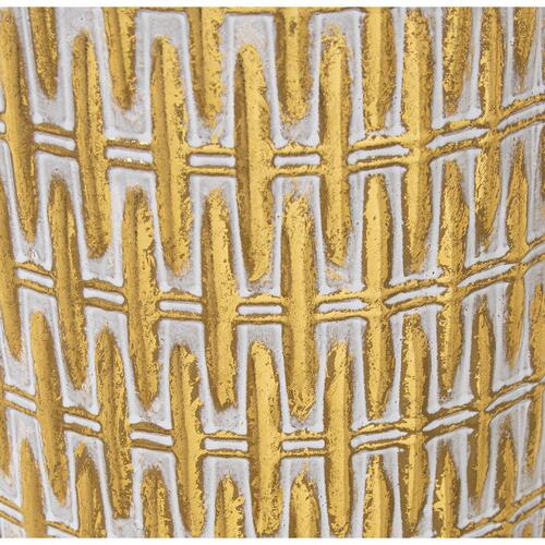 Gulvvase Alexandra House Living Gylden Metal 14 x 14 x 81 cm