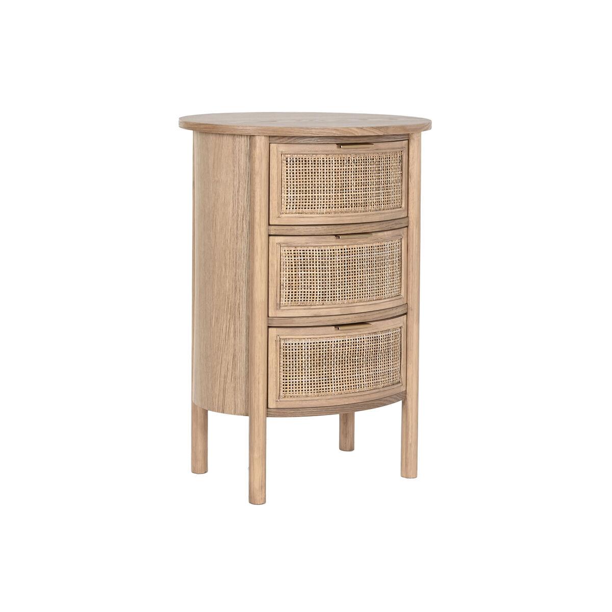 Natbord Home Esprit Natur Naturgummi 48 X 35 X 66 Cm