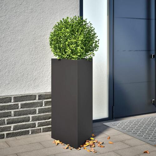 Plantekrukke 40x34,5x70 cm trekantet stål sort