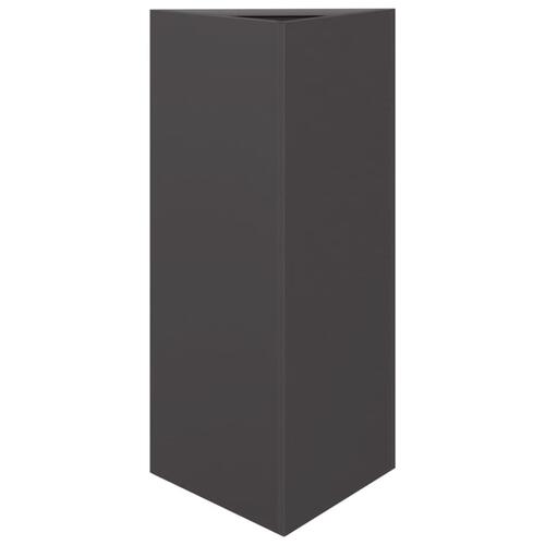 Plantekrukke 40x34,5x70 cm trekantet stål sort