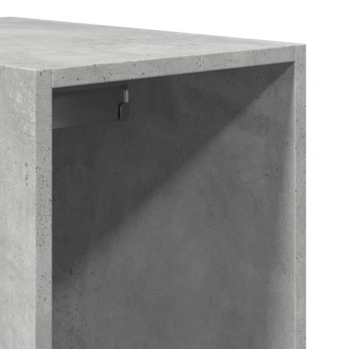 Klædeskab 30 x 50 x 200 cm - betongrå