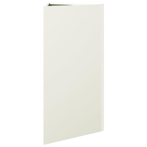 Plantekrukker 2 stk. 40x34,5x70 cm trekantet stål hvid