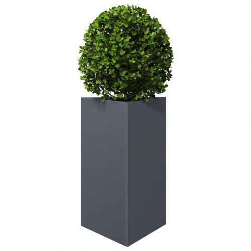 Trekantet plantekrukke i stål - 50 × 43 × 75 cm, antracitgrå