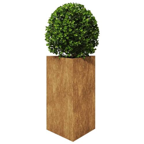 Plantekrukker 2 stk. 50x43x75 cm trekantet cortenstål