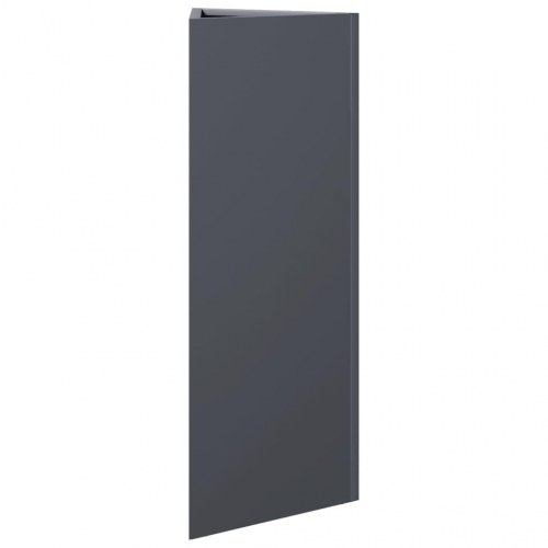 Plantekrukke trekantet i stål - 30 × 26 × 75 cm, antracitgrå