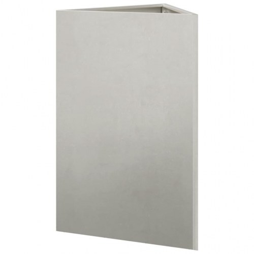 Trekantet plantekrukke i rustfrit stål - 50 × 43 × 75 cm