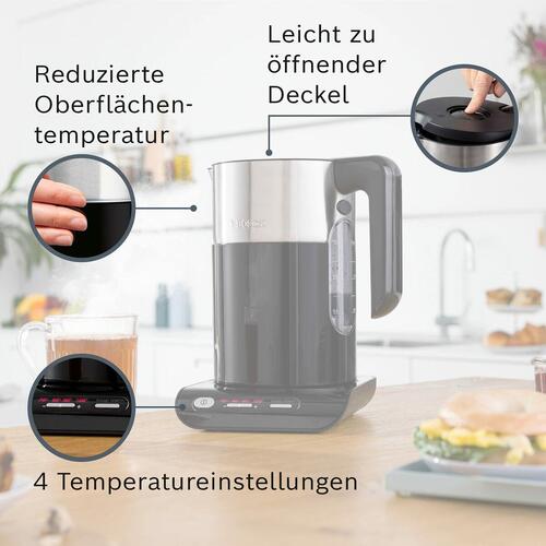 Kedel BOSCH TWK8613 Sort Plastik 2400 W 1,5 L