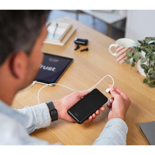 Trust powerbank 10.000 mAh (sort) - USB‑C, 18 W