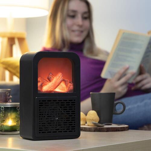 Bordvarmer med 3D flammeeffekt Flehatt (OUTLET B)