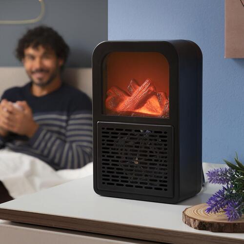 Bordvarmer med 3D flammeeffekt Flehatt (OUTLET B)