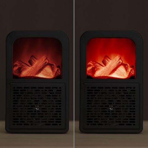 Bordvarmer med 3D flammeeffekt Flehatt (OUTLET B)