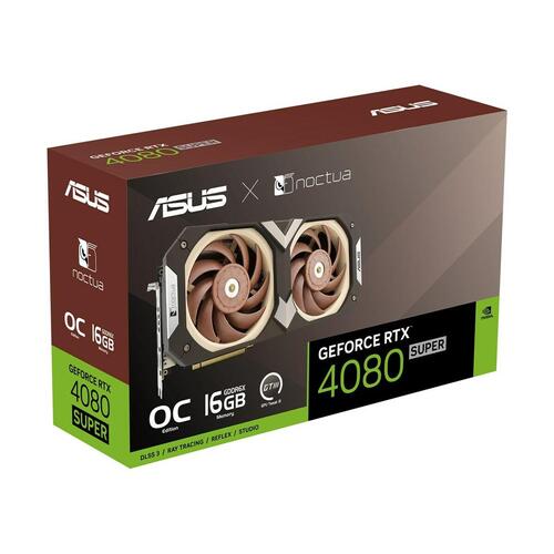 Grafikkort Asus RTX4080S-O16G-NOCTUA GEFORCE RTX 4080 SUPER 16 GB GDDR6X