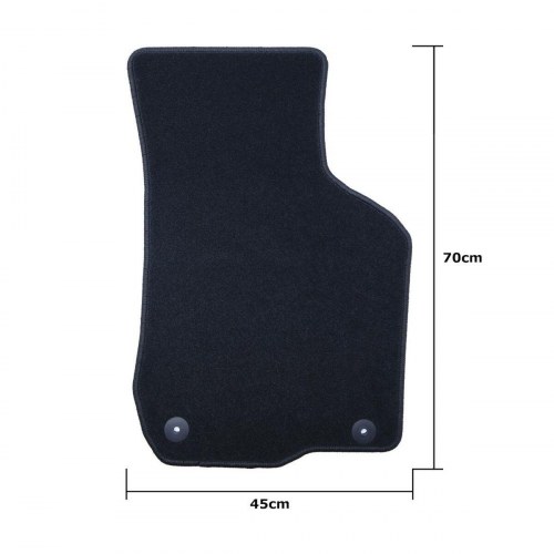 Bilmåtter sæt - OCC Motorsport OCCD0006, sort, 5 dele (Audi A3 8L)