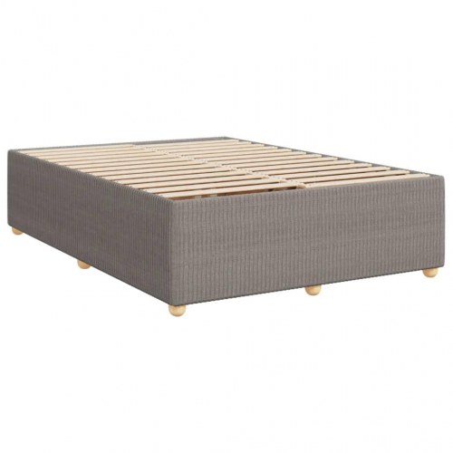 Sengeramme uden madras 160 x 200 cm i stof - gråbrun