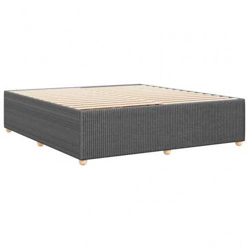 Sengeramme uden madras 200 x 200 cm - mørkegrå