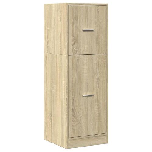 Udtræksskab 40x41x118 cm konstrueret træ sonoma-eg