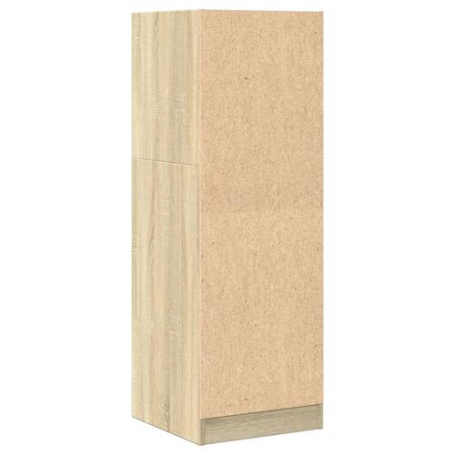 Udtræksskab 40x41x118 cm konstrueret træ sonoma-eg