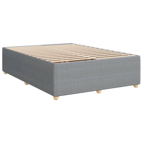 Sengeramme i stof uden madras 140 x 190 cm - lysegrå