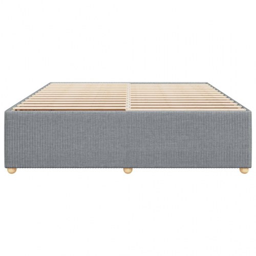 Sengeramme uden madras 200 x 200 cm - lysegrå