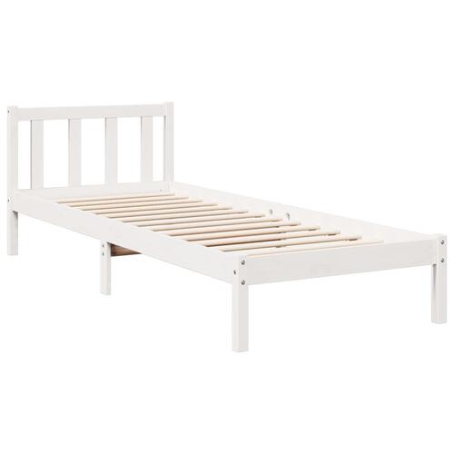 Ekstra lang sengeramme uden madras 80x210 cm massivt fyrretræ