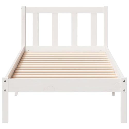 Ekstra lang sengeramme uden madras 80x210 cm massivt fyrretræ