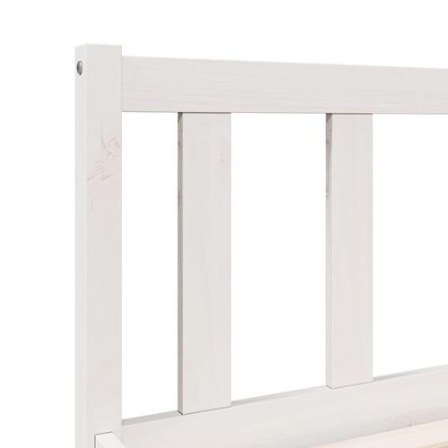 Ekstra lang sengeramme uden madras 80x210 cm massivt fyrretræ