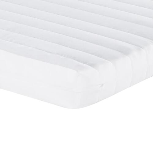 Daybed med udtræk og madrasser 80x200 cm massivt fyrretræ