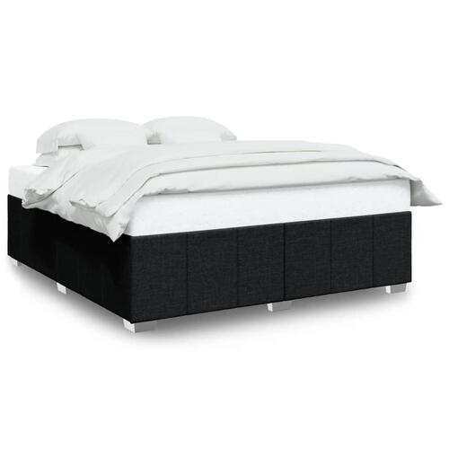 Sengeramme uden madras 180x200 cm stof sort