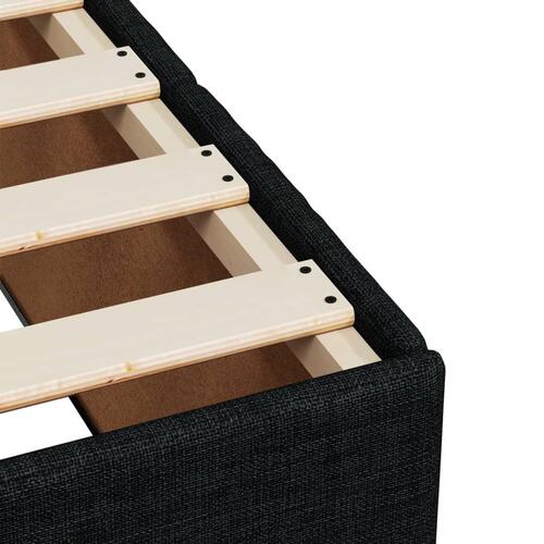 Sengeramme uden madras 180x200 cm stof sort