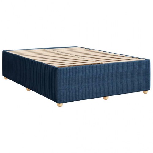 Sengeramme uden madras i stof 160 x 200 cm - blå