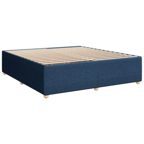 Sengeramme 200 x 200 cm uden madras - blå