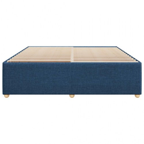 Sengeramme 200 x 200 cm uden madras - blå