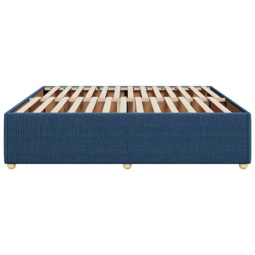 Sengeramme 200 x 200 cm uden madras - blå