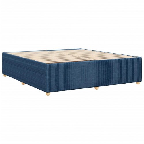 Sengeramme 200 x 200 cm uden madras - blå