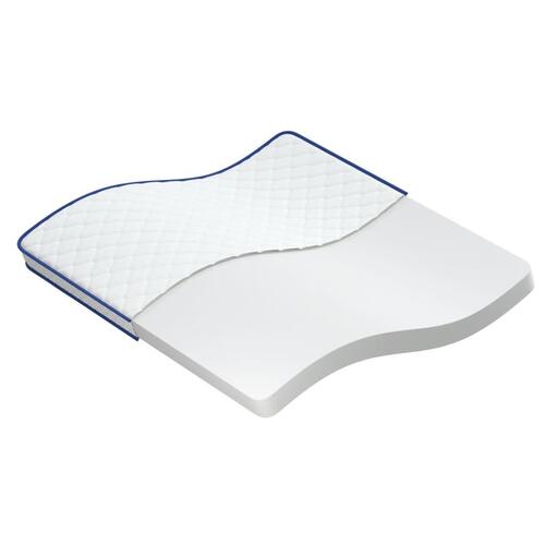 Madras 200x200x17 cm memoryskum hvid