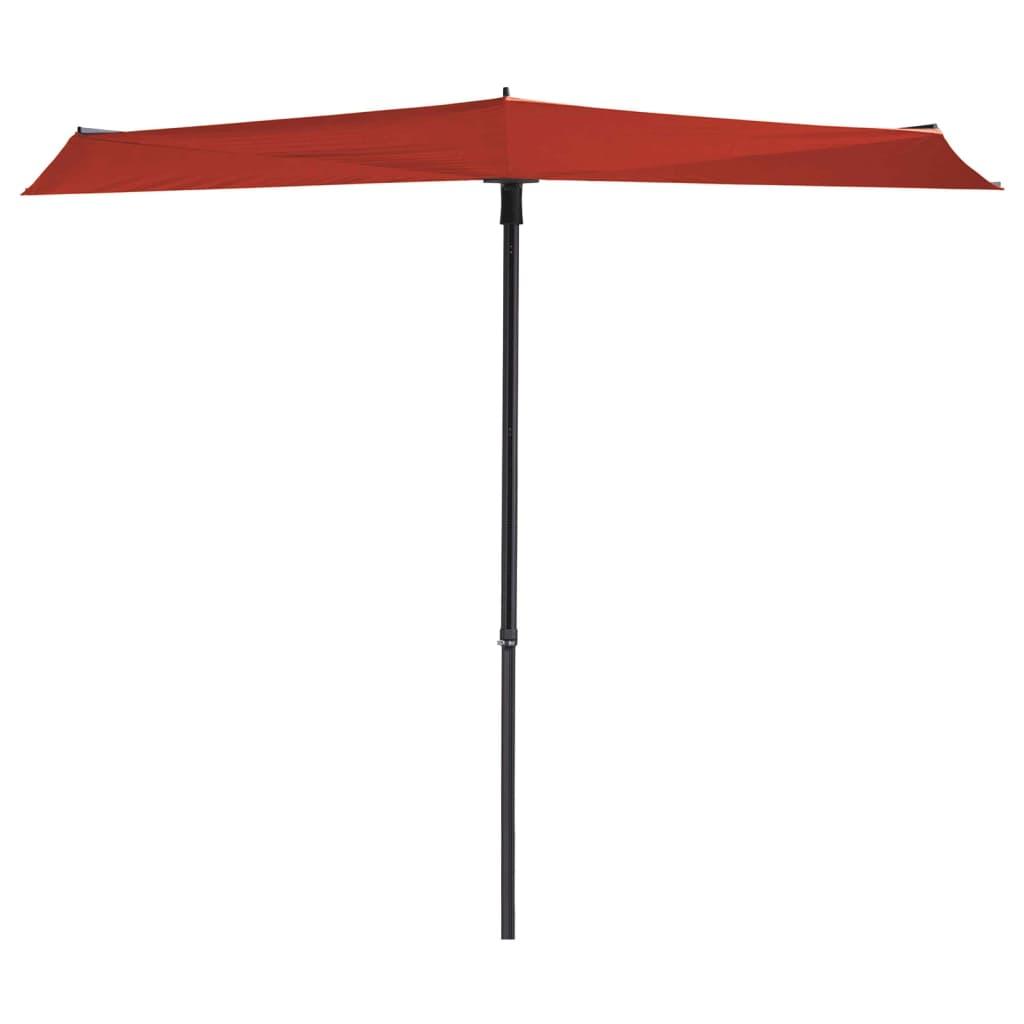 Madison Altanparasol Sun Wave 270x150 Murstensrød